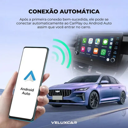 Adaptador Wireless CarPlay & Android Auto - VeluxLink™