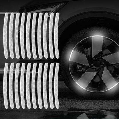 20pcs Adesivo Refletivo para Roda de Carro - Velux FlashTreads™