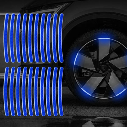 20pcs Adesivo Refletivo para Roda de Carro - Velux FlashTreads™