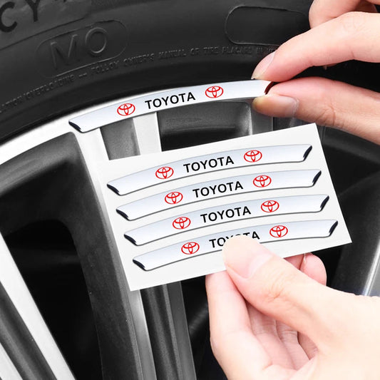 Adesivo de Sobrancelha para Roda de Carro - Toyota